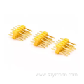 2.0mm Pin Header Dual Row Straight Yellow